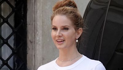 Lana Del Rey gets a gift during glamorous Rome trip between tour dates
