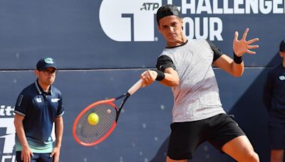 Federico Coria debutó con victoria ante un ex Top Ten, en el Challenger de Cagliari