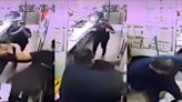 ¡INDIGNANTE! Hombre golpea brutalmente a joven empleado de Subway