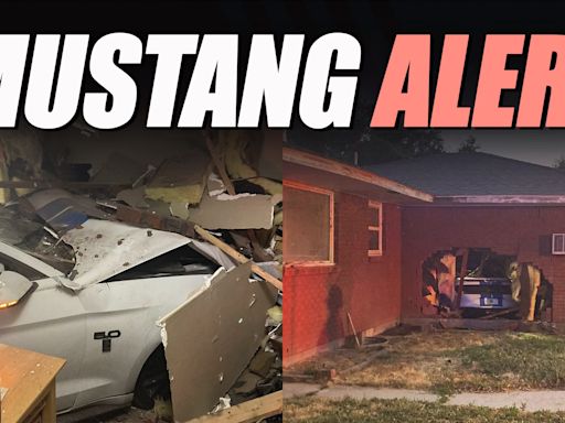 Ford Mustang Driver Turns Idaho Home Into Drive-Thru