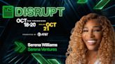 Serena Williams will discuss her expanding focus on VC at TC Disrupt
