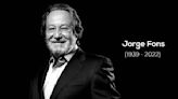 Fallece Jorge Fons, director de “Rojo Amanecer”, a los 83 años