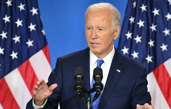 Was Joe Biden using a teleprompter? How Thursday's press conference was formatted