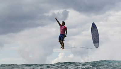 Gravity-defying photo of surfer Gabriel Medina during Olympics goes viral