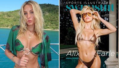 Alix Earle makes history in a bronze bikini as first Sports Illustrated Swimsuit Issue digital cover model