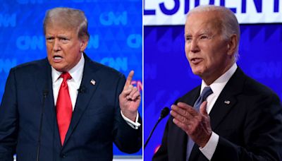 Biden y Trump se culpan mutuamente sobre la situación en la frontera durante el debate presidencial de CNN