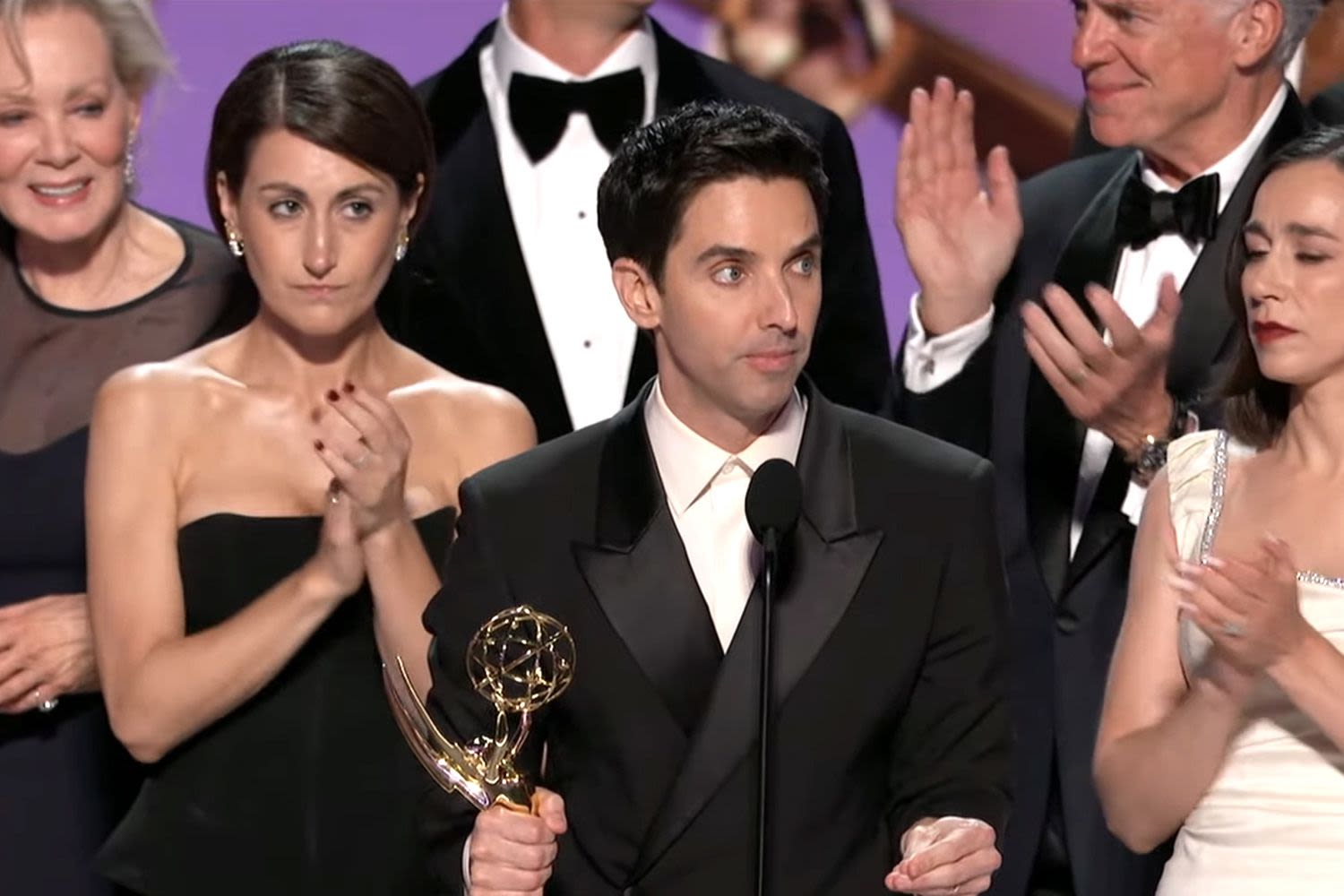 “Hacks” Cast Is Visibly Shocked as They Win Outstanding Comedy Series at Emmys 2024: Comedy 'Speaks Truth to Power'