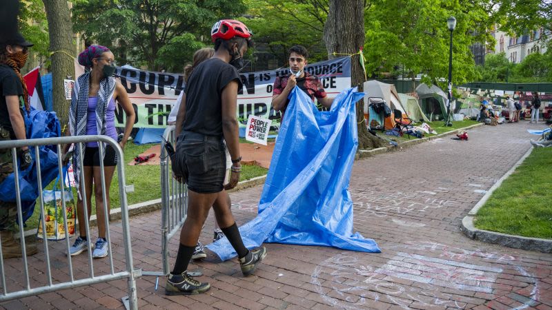 At the student protest at UPenn, passions are clear and dialogue is lacking