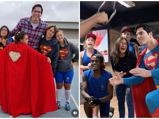 ¿Clark Kent? El Superman brasileño que gana y rompe corazones en sus visitas a hospitales