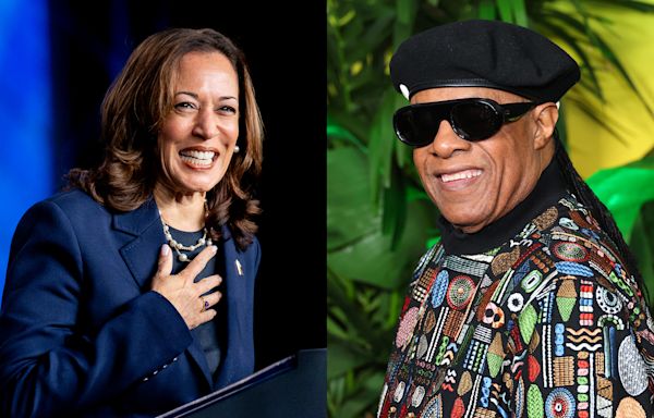 Stevie Wonder Shouts Out Kamala Harris During Performance at Duke Fakir’s Funeral Service