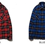 【超搶手】全新正品2012 A/W 秋季最新款 Stussy State Plaid Shirt 法蘭絨格紋襯衫 深藍 S