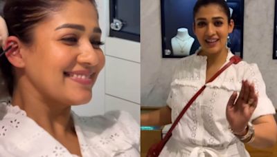 Nayanthara does a happy dance after getting her ears pierced in Greece. Watch