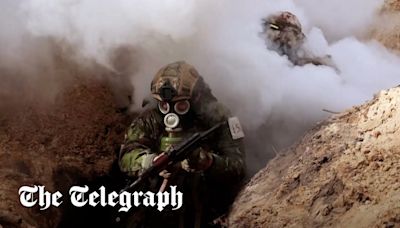 Watch: Ukrainians prepare for Russian chemical attacks