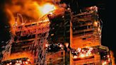Brasil: el video de un impresionante incendio que consumió a un edificio en construcción en Recife