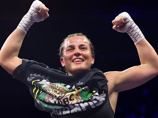 Chantelle Cameron calls for a Katie Taylor trilogy fight after title win over Elhem Mekhaled