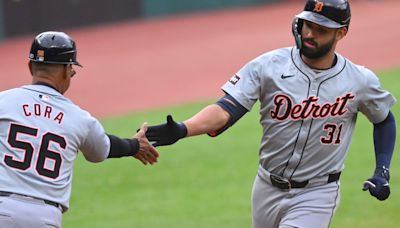 Detroit Tigers' Riley Greene blasts leadoff home run in 2-1 loss to Cleveland Guardians