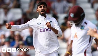 England vs West Indies: Shoaib Bashir takes 5-41 as hosts win second Test at Trent Bridge