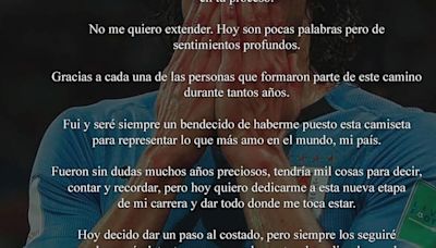 Cavani: el emotivo posteo de Luis Suárez y otros mensajes tras su adiós a la Celeste