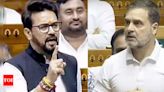 Congress moves privilege motion against PM Modi for sharing Anurag Thakur's Lok Sabha speech | India News - Times of India