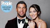 Bubba Wallace's Velvet Wedding Tuxedo Had 2 Hidden Messages Inside