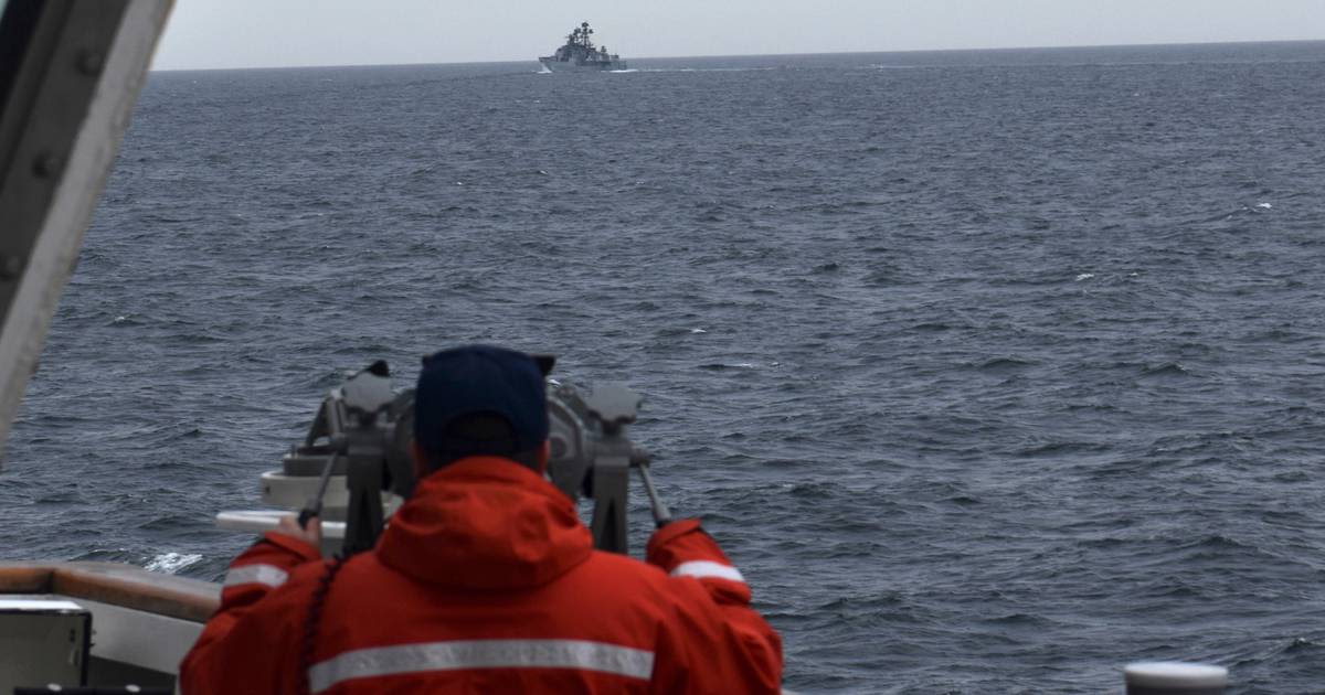 US Coast Guard patrol spots Chinese naval ships off Alaska’s Aleutian Islands