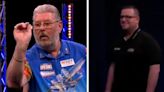 Darts MC can't hold back laughter as Modus Super Series star left red-faced