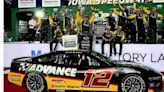 Blaney wins inaugural Cup race at Iowa Speedway