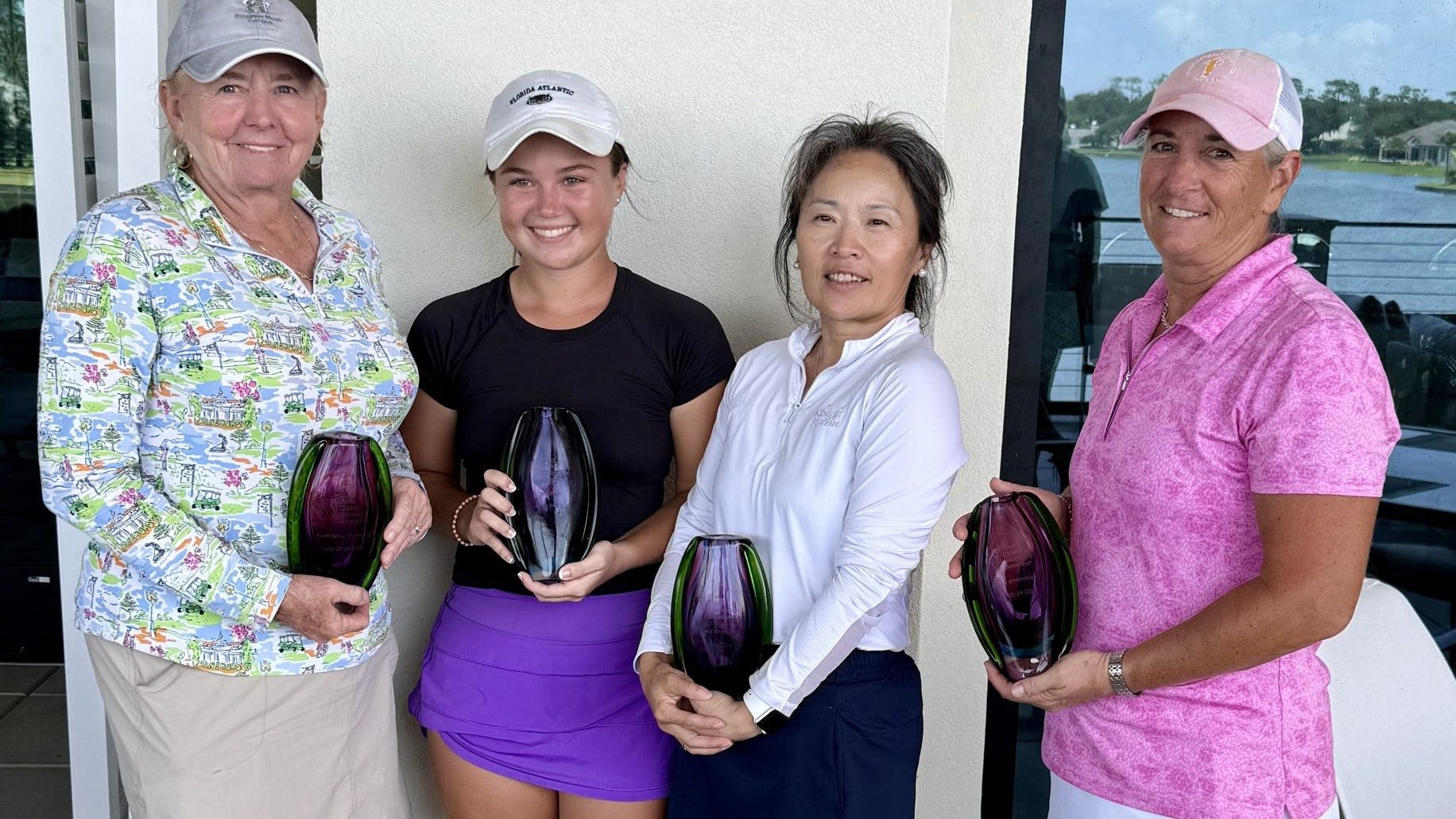 Amelia Cobb of Daytona Beach stayed the course to win the First Coast Women's Amateur