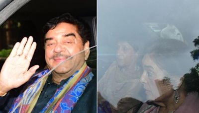 Sonakshi Sinha-Zaheer Iqbal Wedding: Bride's Parents Shatrughan And Poonam Sinha Spotted Arriving At Wedding Venue