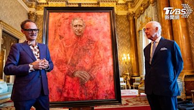 英王查爾斯三世登基後 首幅肖像畫亮相│TVBS新聞網