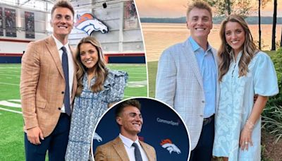 Bo Nix’s wife Izzy ‘overjoyed’ after Broncos pick QB in 2024 NFL Draft