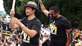 Harold and Kumar reunite as John Cho and Kal Penn speak at SAG-AFTRA strike rally