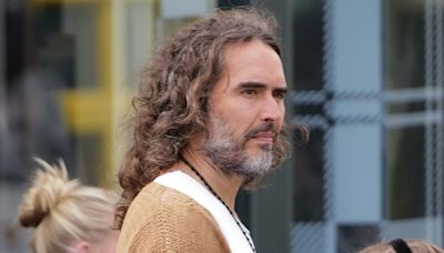 Russell Brand seen for the first time since 'axe from film role'