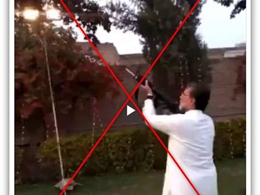 'Gunfire celebration' video falsely linked to former Pakistan PM Khan's illegal marriage case