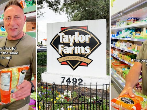 ‘I’ve been walking around thinking the exact opposite’: Grocery store customer shares trick to check if Taylor Farms packaged salad has gone bad