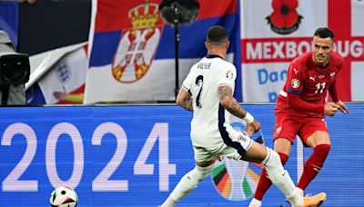 Serbia's Kostic set to miss rest of Euros with knee ligament injury