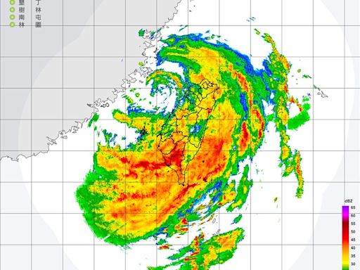 一圖看累積雨量 高屏人：收到細胞簡訊，大雷雨直接半天！