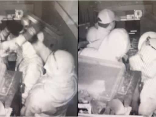 Thieves high-five, hug each other after robbing California jewellery store: Caught on cam