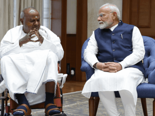 'Taking my mind back to ... ': PM Modi on gift by HD Deve Gowda | India News - Times of India