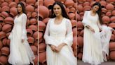 Sonam Bajwa's Elegant White Anarkali Hints At An Endlessly Chic Summer