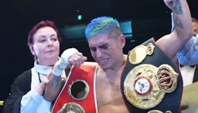 Histórico triunfo del boxeo argentino: el Puma Martínez se consagró campeón mundial supermosca tras vencer al japonés Ioka