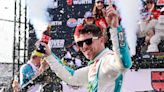 Denny Hamlin holds off Larson late to win NASCAR Cup race at Dover Motor Speedway