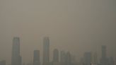 Air quality – live: New York air ‘worst in the world’ as Canada wildfires smoke fills skies and turns moon red