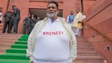 Bihar MP Pappu Yadav sports ‘re-NEET’ T-shirt while taking oath in Lok Sabha, asks ‘who will talk about the youth?’