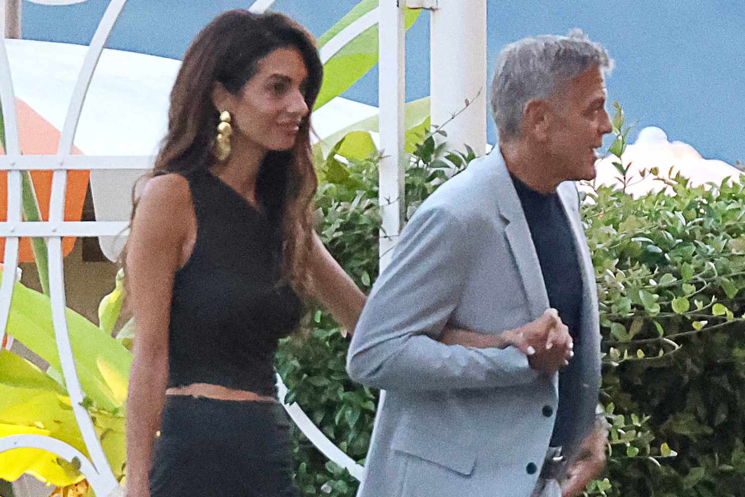 George and Amal Clooney Spotted Taking Boat Trip in Lake Como and Dining at Five-Star Luxury Hotel