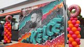 Jason Kelce immortalized on Havertown Dunkin'