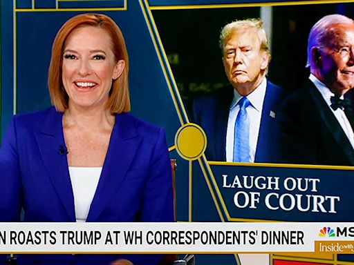 MSNBC’s Jen Psaki Taunts Trump For Being ‘Salty’ Because Biden ‘Hilariously Roasted Him Last Night’