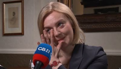 Liz Truss sheds a tear as she reveals the impact criticism of her 49 days in Downing Street had on her teenage daughters