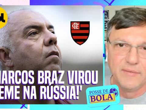 'MARCOS BRAZ VIROU MEME NA RÚSSIA!' MAURO CEZAR SE DIVERTE COM GAFE E VÊ CLAUDINHO LONGE DO FLAMENGO