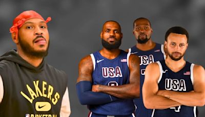 Carmelo Anthony Excludes LeBron James, Stephen Curry and Kevin Durant From Team USA Starting 5
